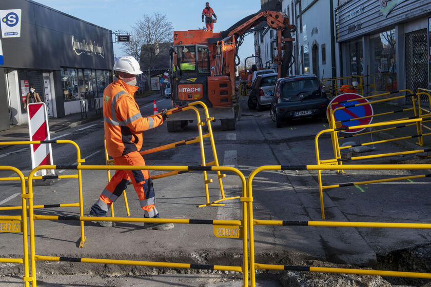 Travaux de maintenance du pont des Girondins