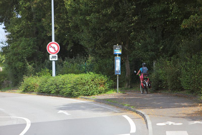 Mise en accessibilité d'un arrêt de bus à Ergué-Gabéric