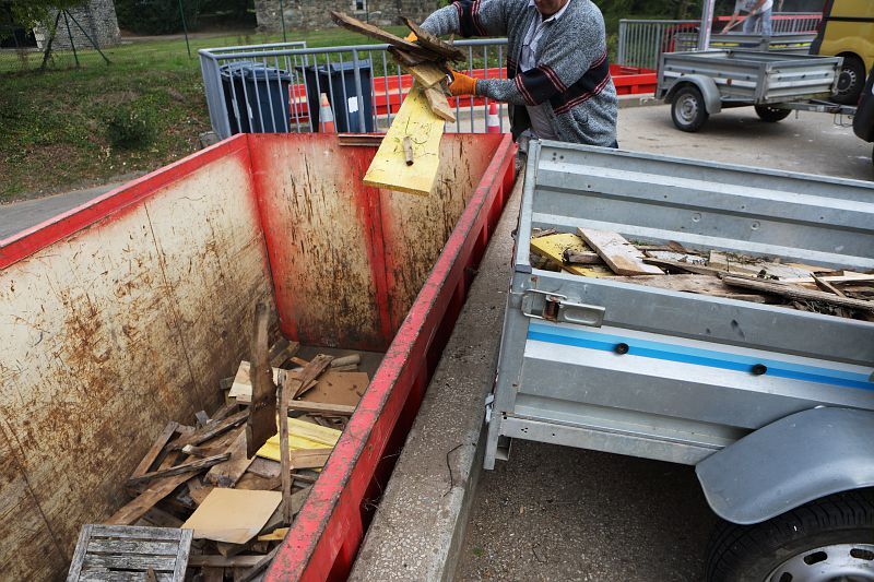 Travaux de réhabilitation à la déchèterie de Briec 